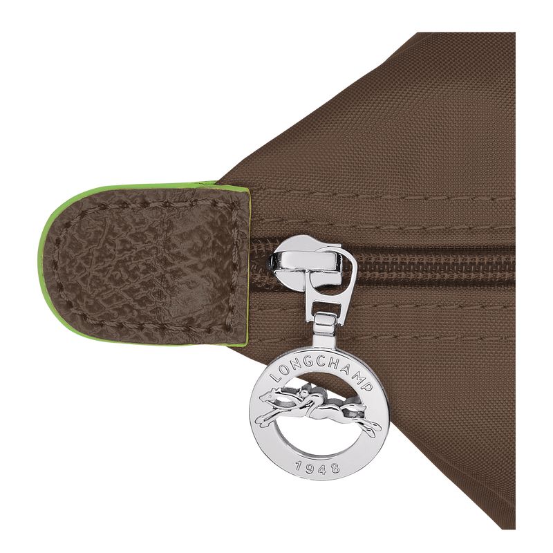 Dark Brown Longchamp Le Pliage Green M Women Handbag | US-985QWZKIX