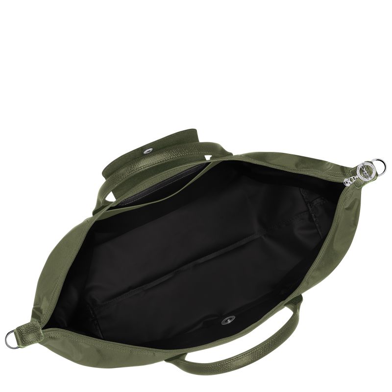 Dark Green Longchamp Le Pliage Green Expandable Women Travel Bag | US-532CUTVAN