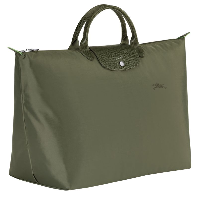 Dark Green Longchamp Le Pliage Green L Men Travel Bag | US-097VLWTEA
