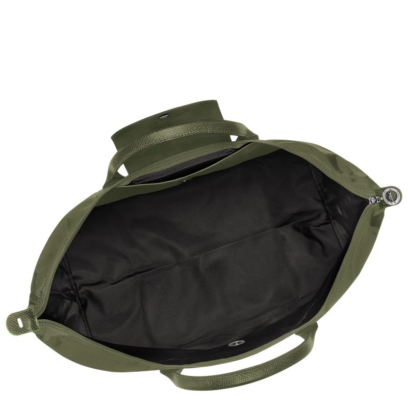 Dark Green Longchamp Le Pliage Green L Men Travel Bag | US-097VLWTEA