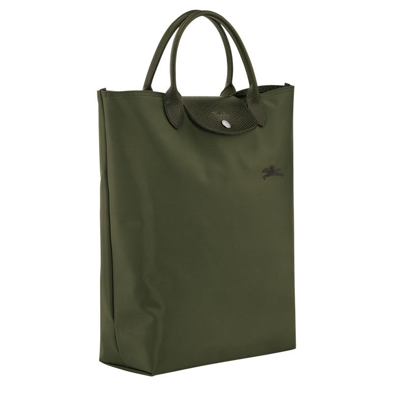 Dark Green Longchamp Le Pliage Green M Men Tote Bag | US-284EUJQAG