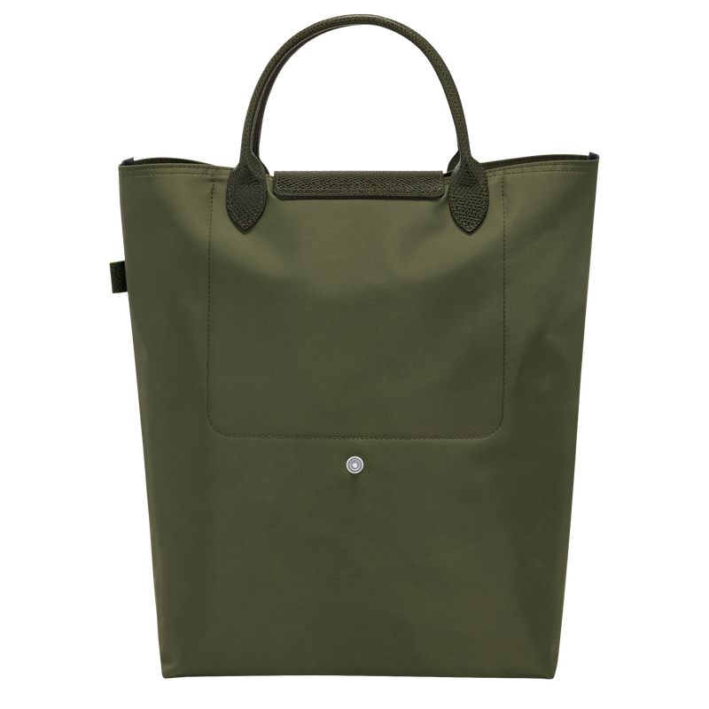 Dark Green Longchamp Le Pliage Green M Men Tote Bag | US-284EUJQAG
