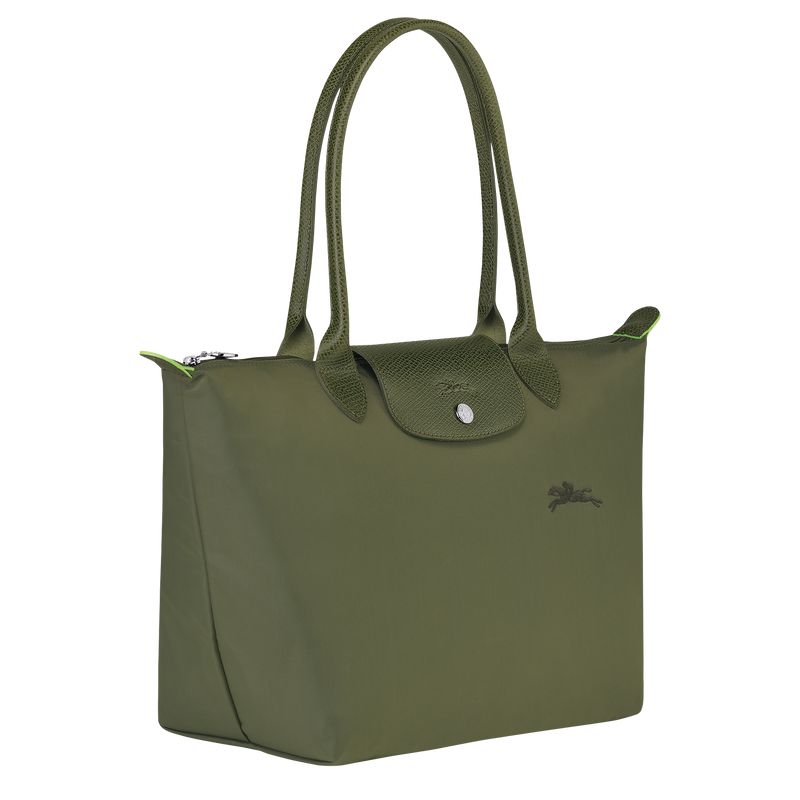 Dark Green Longchamp Le Pliage Green M Women Tote Bag | US-829KTOVNZ