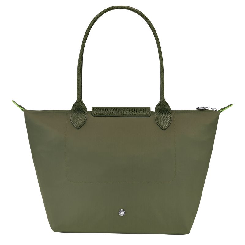 Dark Green Longchamp Le Pliage Green M Women Tote Bag | US-829KTOVNZ