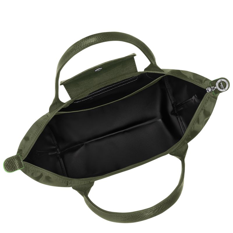 Dark Green Longchamp Le Pliage Green M Women Tote Bag | US-829KTOVNZ
