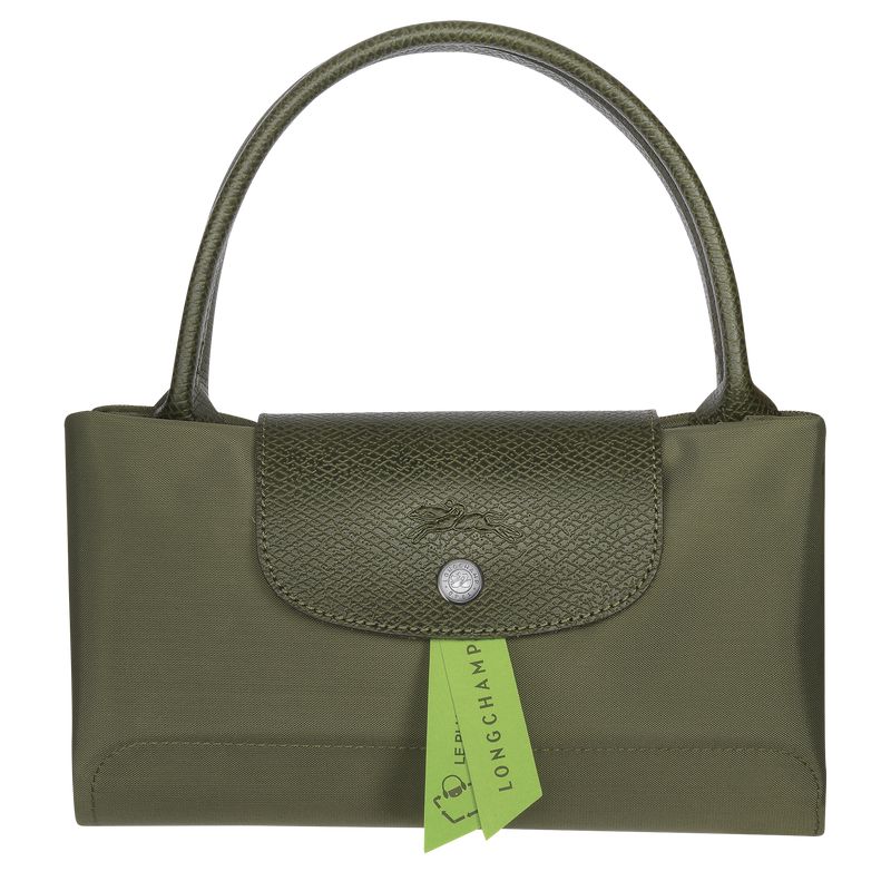 Dark Green Longchamp Le Pliage Green M Women Handbag | US-718YQRALN