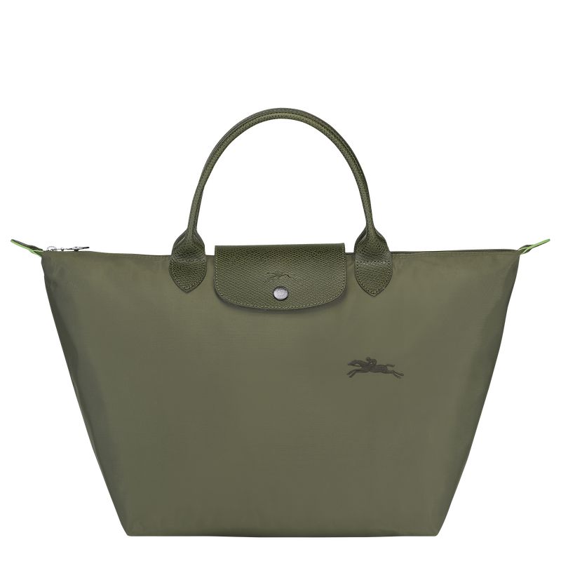 Dark Green Longchamp Le Pliage Green M Women Handbag | US-718YQRALN