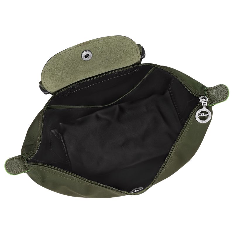 Dark Green Longchamp Le Pliage Green M Women Backpack | US-849DREHZS