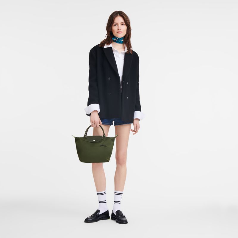 Dark Green Longchamp Le Pliage Green S Women Handbag | US-153OFIRCT
