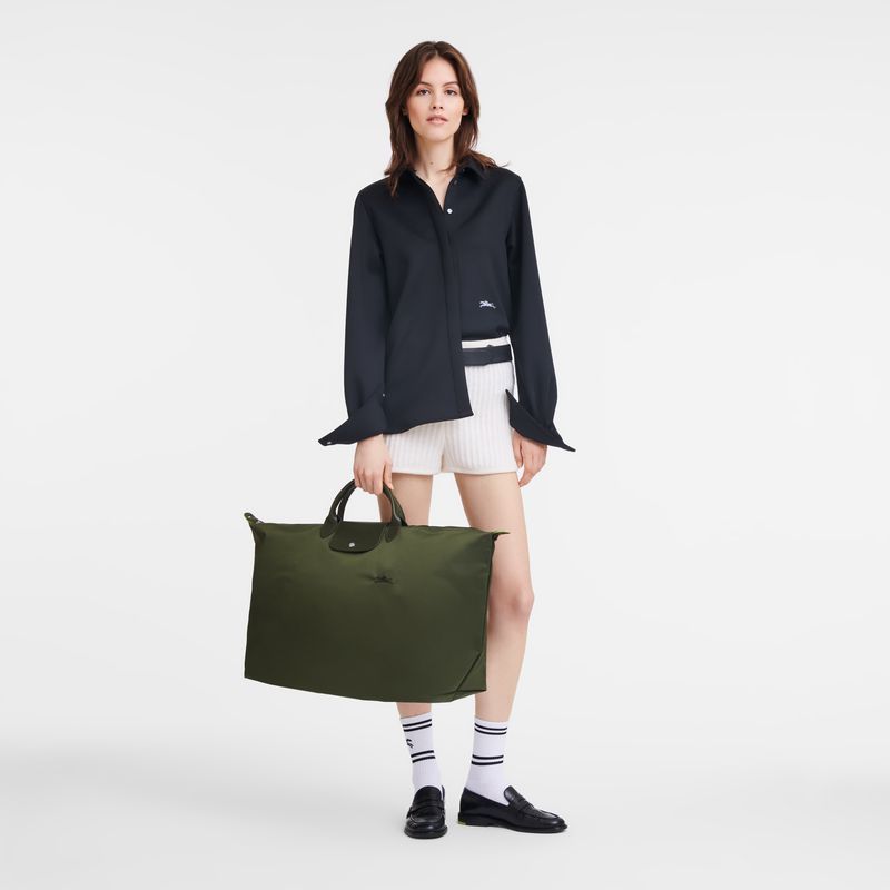Dark Green Longchamp Le Pliage Green Xl Men Travel Bag | US-437ZYONIS