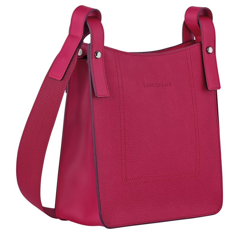 Dark Pink Longchamp Le Foulonné S Women Crossbody Bag | US-035KSOMHX