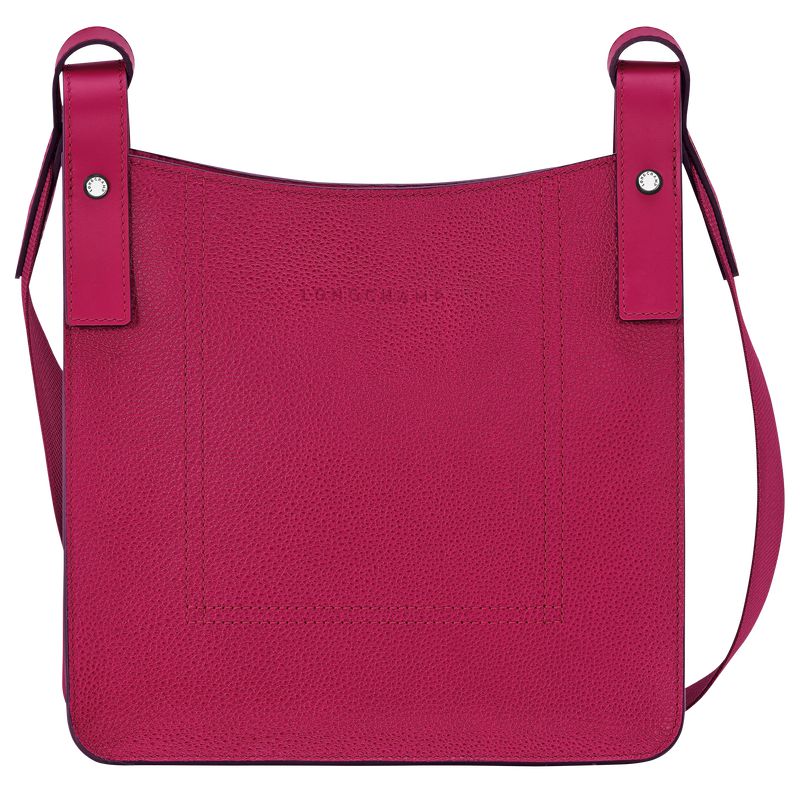Dark Pink Longchamp Le Foulonné S Women Crossbody Bag | US-035KSOMHX