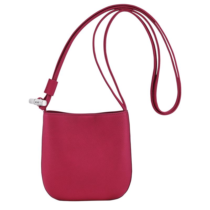 Dark Pink Longchamp Le Roseau S Women Crossbody Bag | US-634RLQSMV