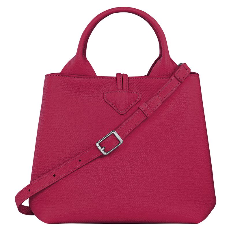 Dark Pink Longchamp Le Roseau S Women Handbag | US-607BJYEGA