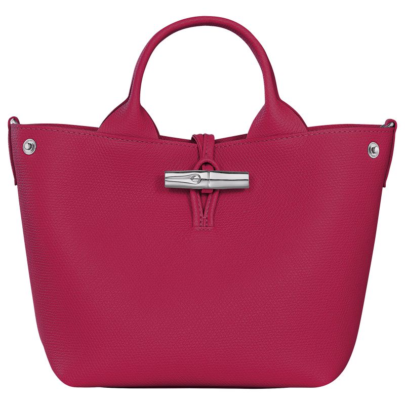 Dark Pink Longchamp Le Roseau S Women Handbag | US-607BJYEGA