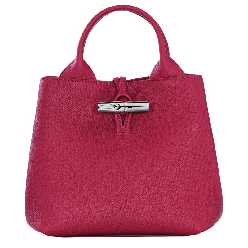 Dark Pink Longchamp Le Roseau S Women Handbag | US-607BJYEGA