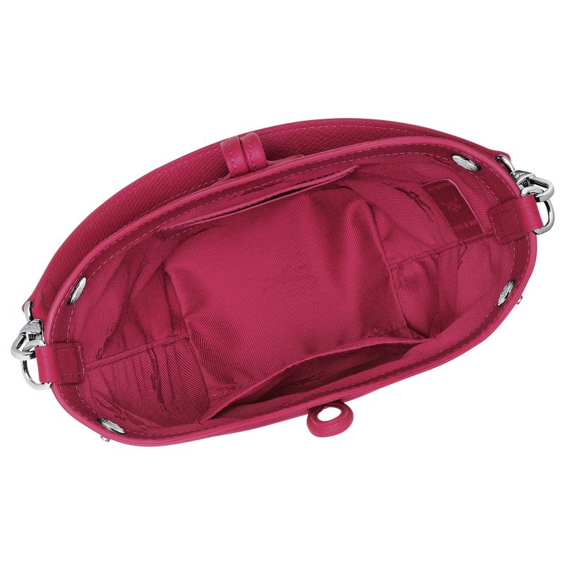 Dark Pink Longchamp Le Roseau Xs Women Bucket Bag | US-908ZBWSOL