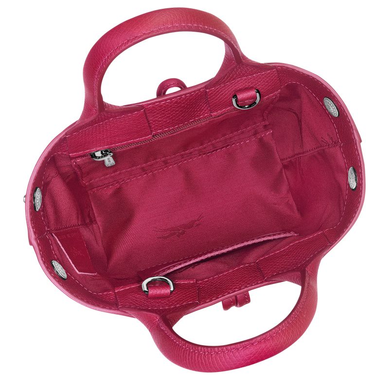 Dark Pink Longchamp Le Roseau Xs Women Handbag | US-809RWYUTZ