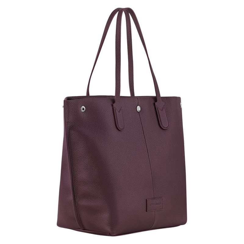Dark Purple Longchamp Essential L Men Tote Bag | US-068AWZRXG