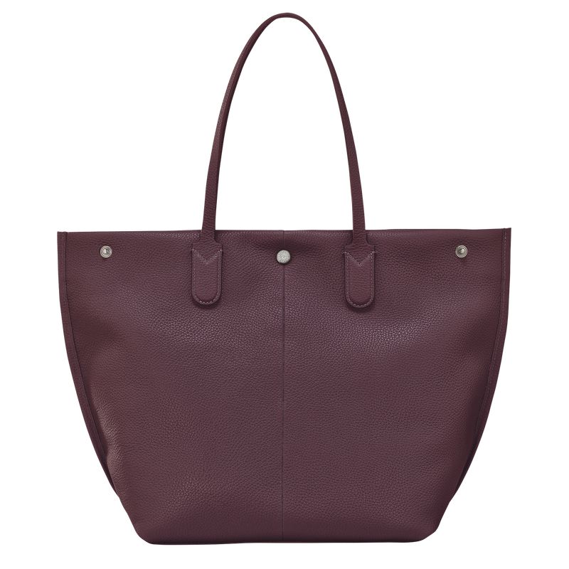 Dark Purple Longchamp Essential L Men Tote Bag | US-068AWZRXG