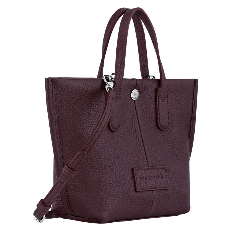 Dark Purple Longchamp Essential Xs Women Handbag | US-561BNTECR