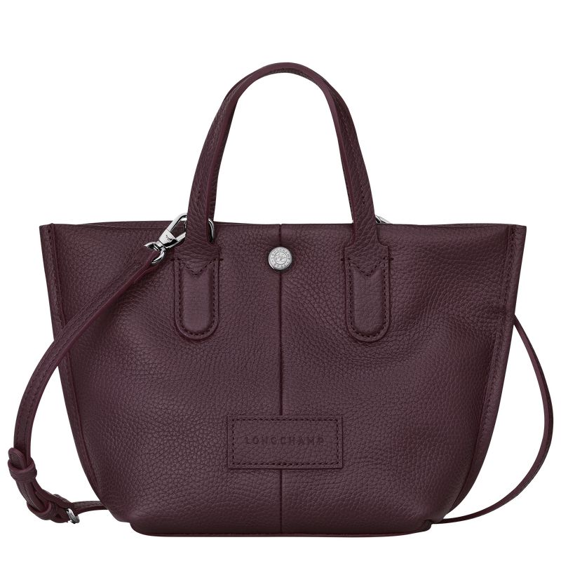 Dark Purple Longchamp Essential Xs Women Handbag | US-561BNTECR