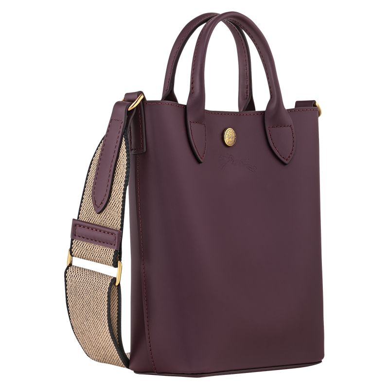 Dark Purple Longchamp Épure Xs Women Tote Bag | US-897BKCWJS