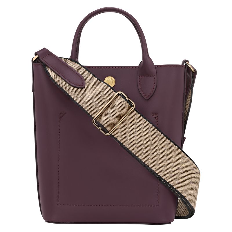Dark Purple Longchamp Épure Xs Women Tote Bag | US-897BKCWJS