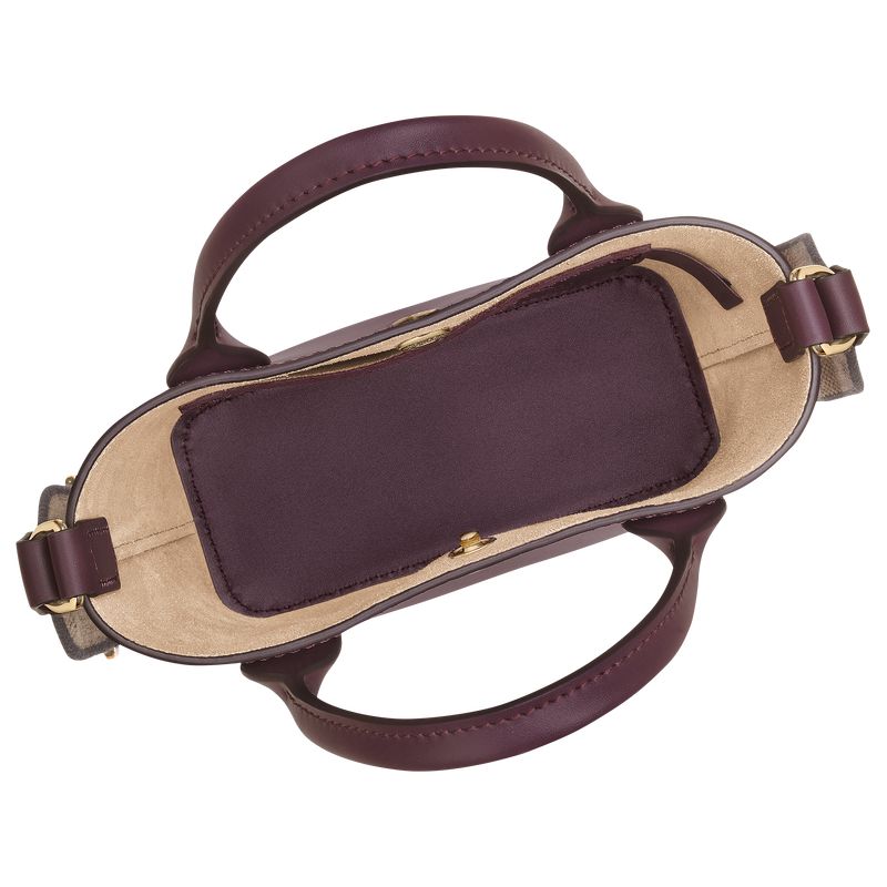 Dark Purple Longchamp Épure Xs Women Tote Bag | US-897BKCWJS