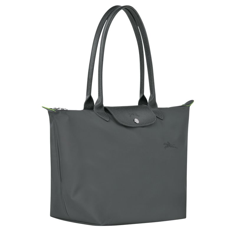 Deep Grey Longchamp Le Pliage Green L Women Tote Bag | US-356WRIQCL