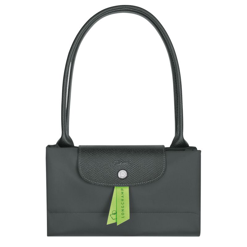 Deep Grey Longchamp Le Pliage Green L Women Tote Bag | US-356WRIQCL