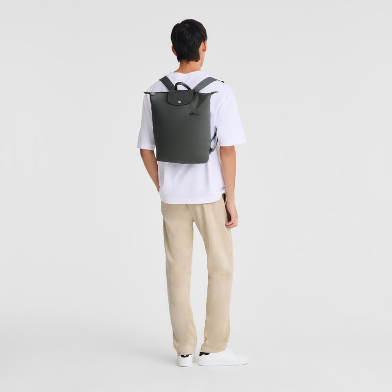 Deep Grey Longchamp Le Pliage Green M Men Backpack | US-576GYRLTX