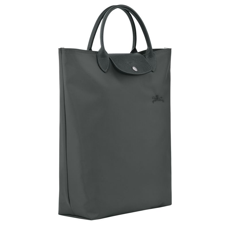 Deep Grey Longchamp Le Pliage Green M Women Tote Bag | US-160TGMUFQ