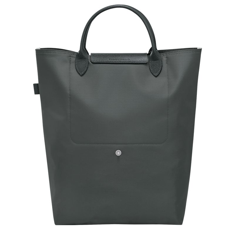 Deep Grey Longchamp Le Pliage Green M Women Tote Bag | US-160TGMUFQ