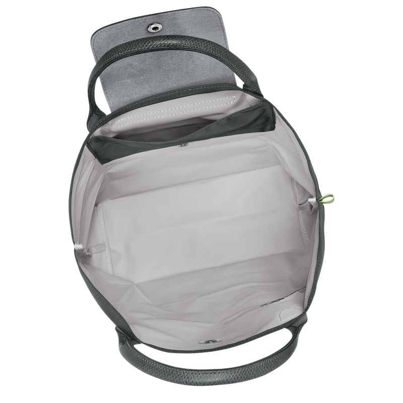 Deep Grey Longchamp Le Pliage Green M Women Tote Bag | US-160TGMUFQ