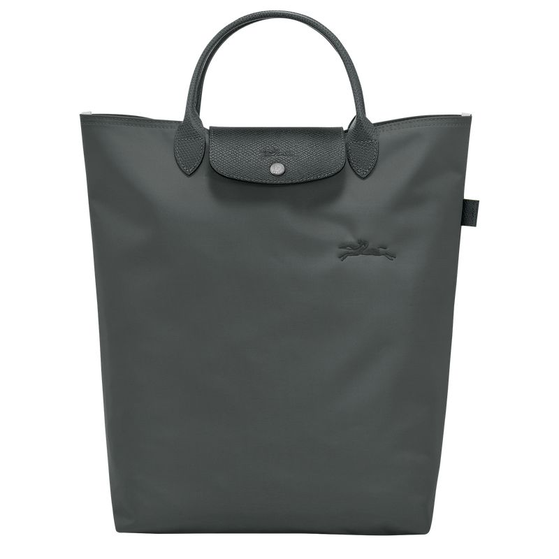 Deep Grey Longchamp Le Pliage Green M Women Tote Bag | US-160TGMUFQ