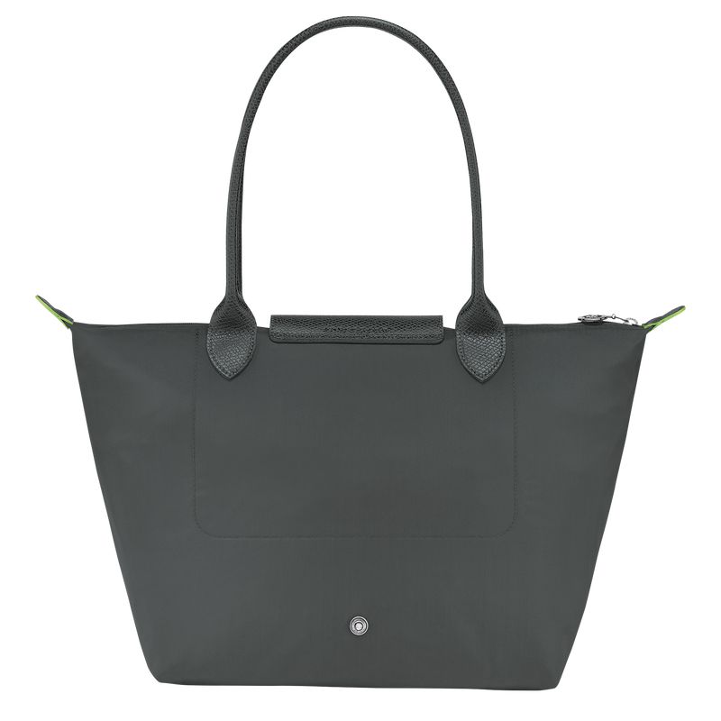 Deep Grey Longchamp Le Pliage Green M Women Tote Bag | US-894DMORCF