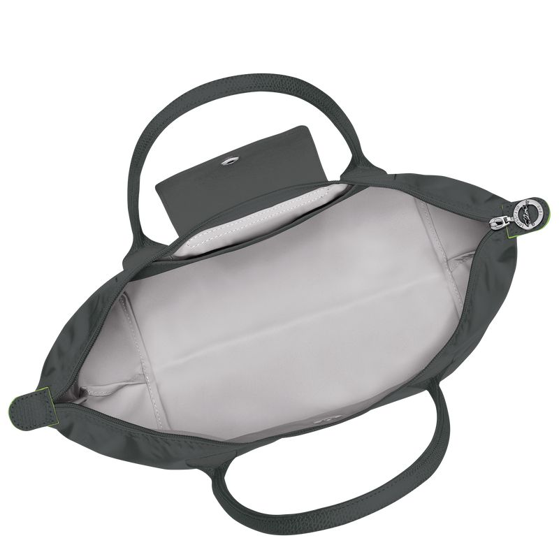 Deep Grey Longchamp Le Pliage Green M Women Tote Bag | US-894DMORCF