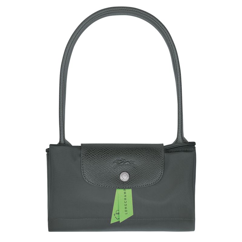 Deep Grey Longchamp Le Pliage Green M Women Tote Bag | US-894DMORCF