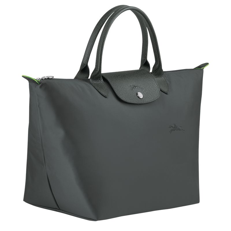 Deep Grey Longchamp Le Pliage Green M Women Handbag | US-206RMGAIC