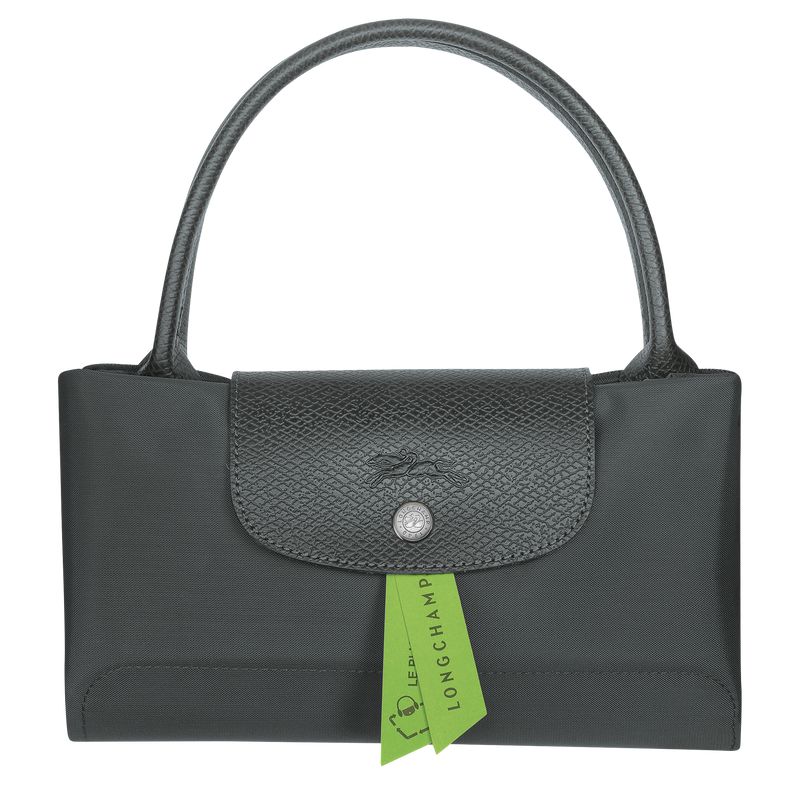 Deep Grey Longchamp Le Pliage Green M Women Handbag | US-206RMGAIC