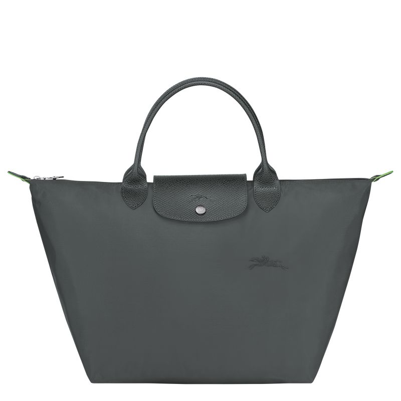 Deep Grey Longchamp Le Pliage Green M Women Handbag | US-206RMGAIC