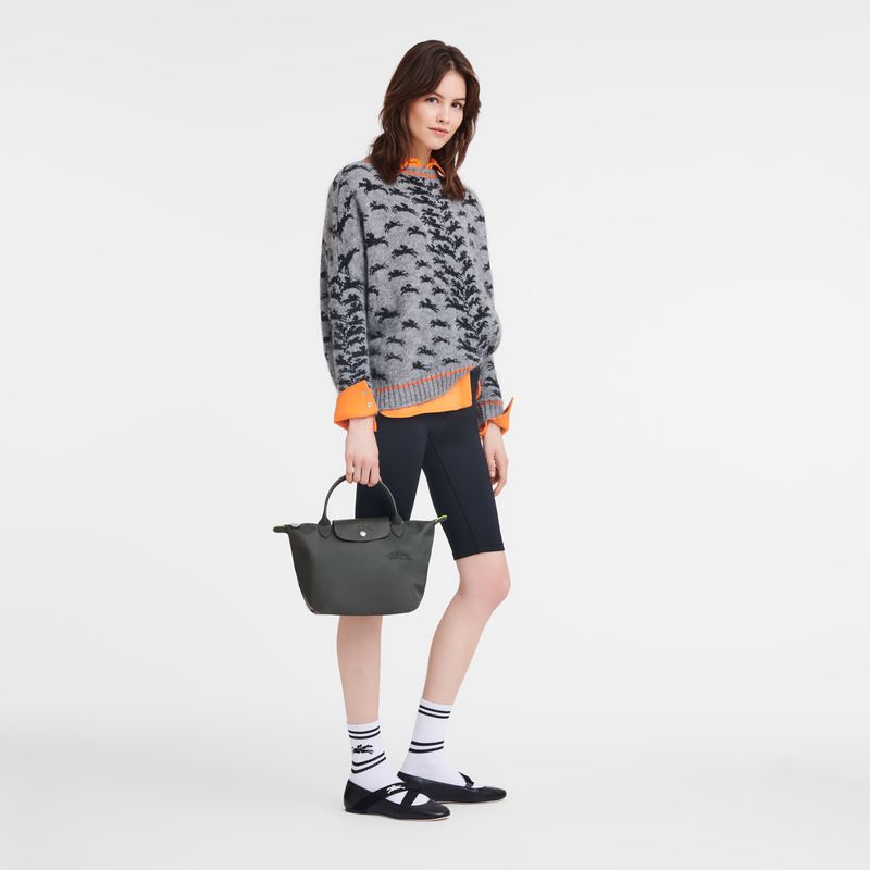 Deep Grey Longchamp Le Pliage Green S Women Handbag | US-310JZOEHN
