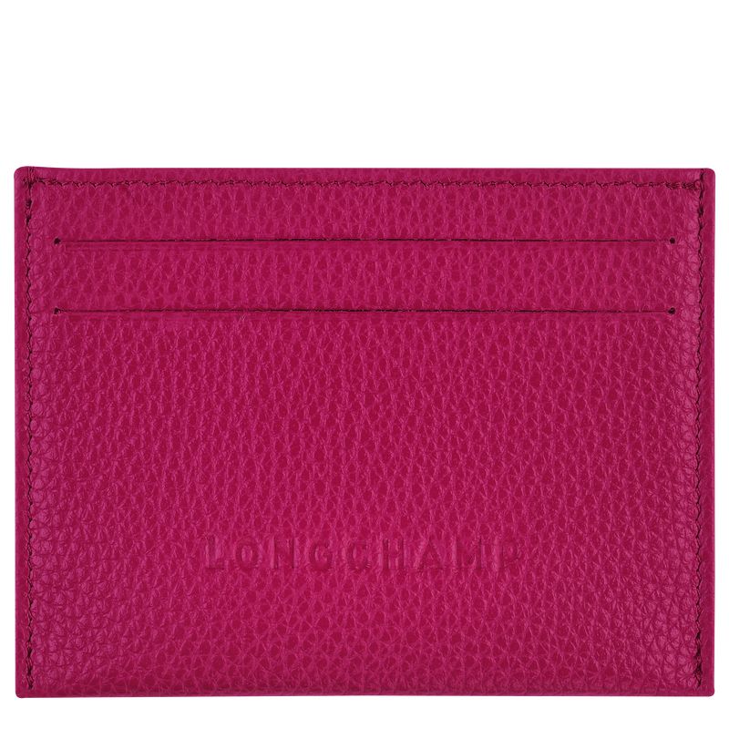 Fuchsia Longchamp Le Foulonné Men Card Holder | US-057PJDZAU