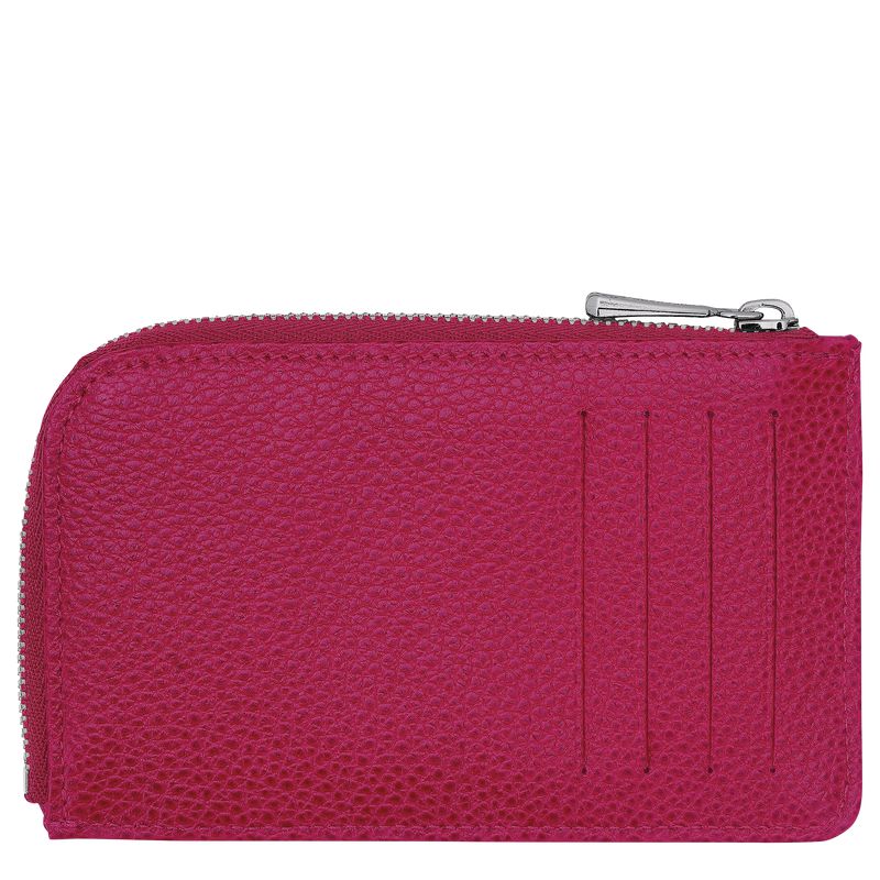 Fuchsia Longchamp Le Foulonné Men Card Holder | US-875IJHODN