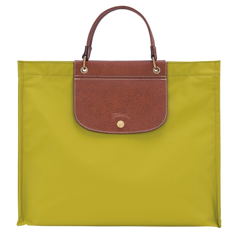Green Longchamp Cabas L Women Tote Bag | US-581VBDHLG