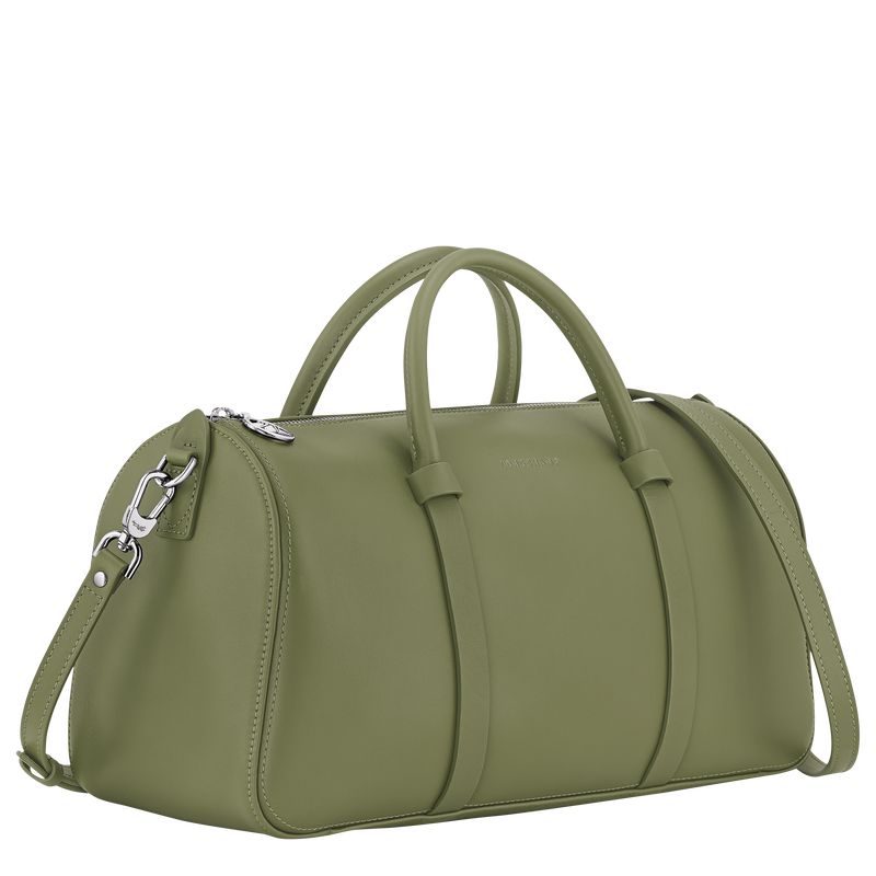 Green Longchamp Daylong L Women Handbag | US-391KIOEDG