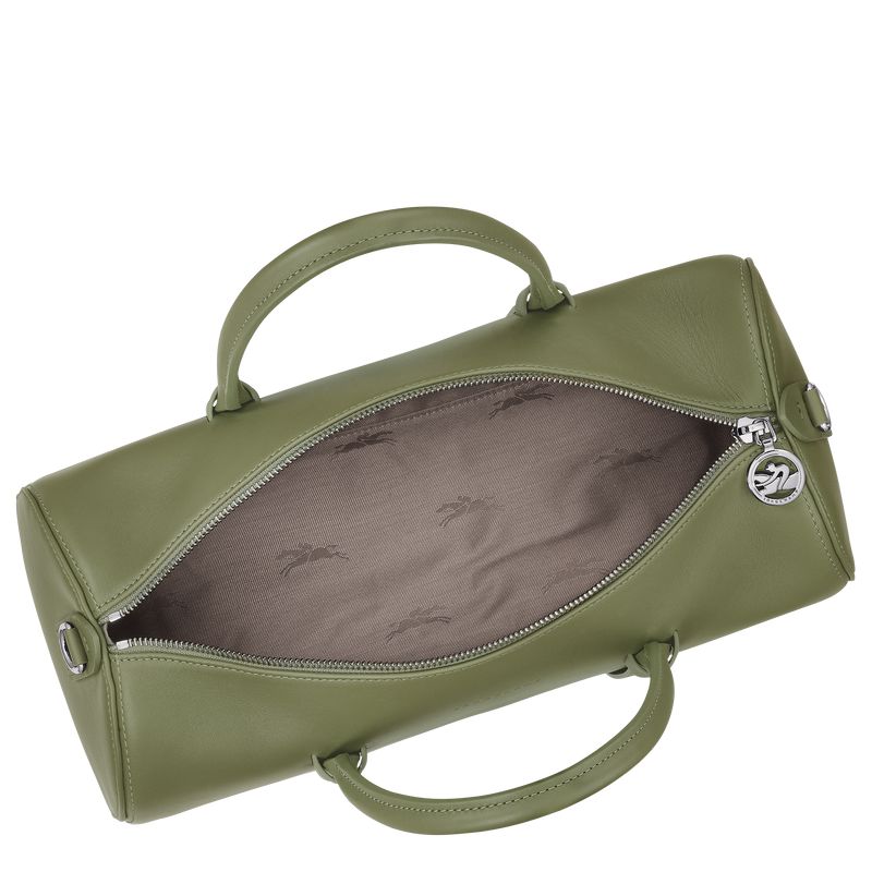 Green Longchamp Daylong L Women Handbag | US-391KIOEDG