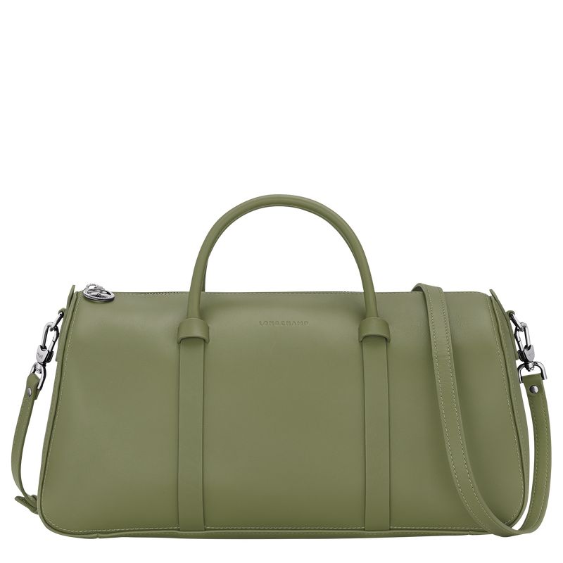 Green Longchamp Daylong L Women Handbag | US-391KIOEDG