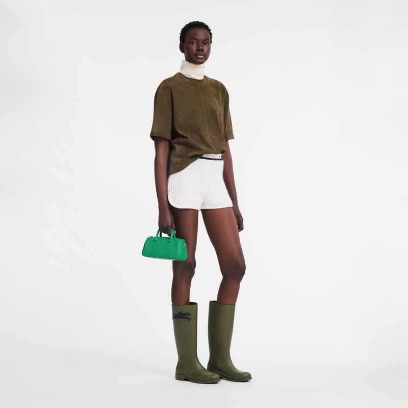 Green Longchamp Daylong S Women Handbag | US-086BXRSKN